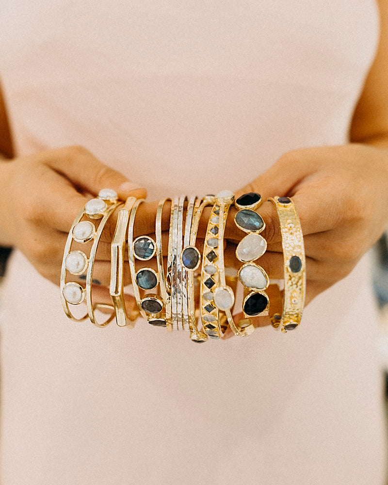 Jordan Cuff Bracelet - Pearl