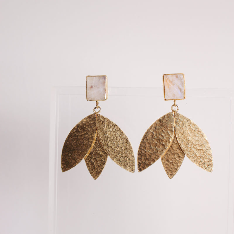 Eden Earrings - Moonstone