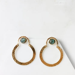 Helen Earrings - Labradorite
