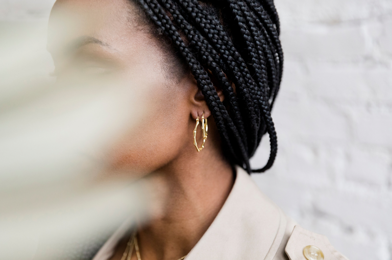 West Indies Hoop Earrings Large