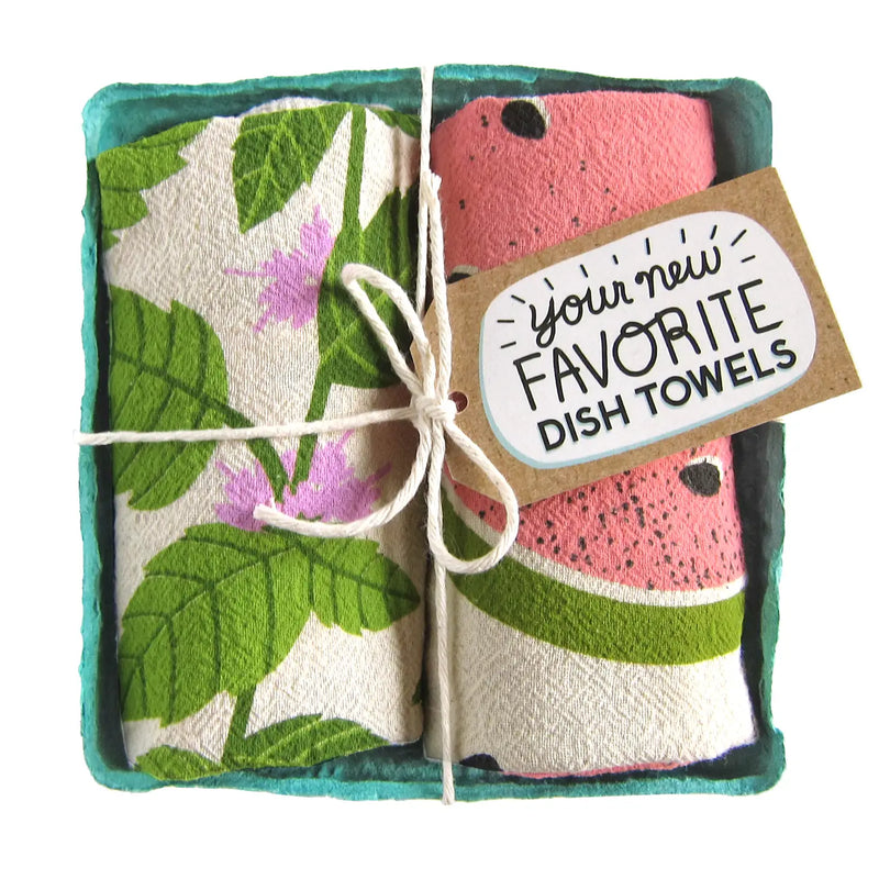 Mint & Melon - Dish Towel Set of 2